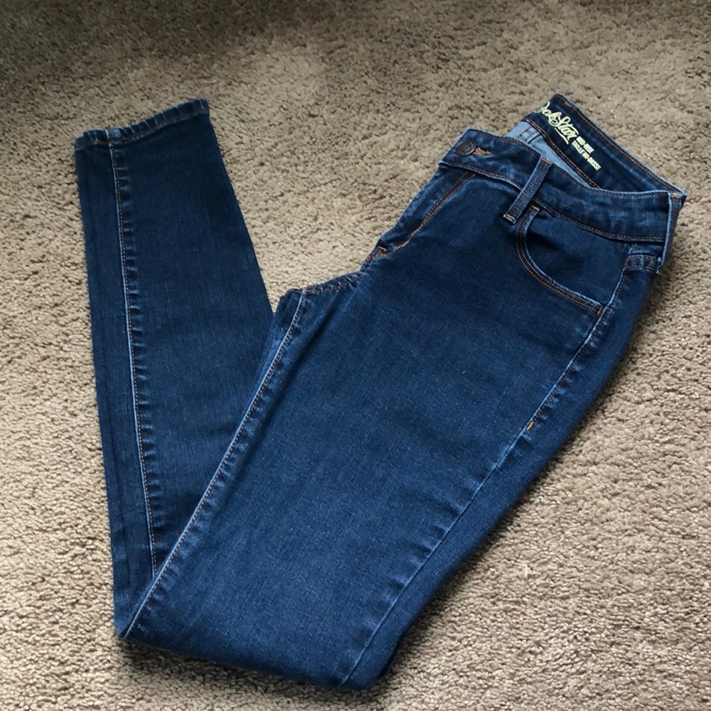 Old Navy Rockstar Jeans Women's Size 2 Denim Blue Skinny Mid‎ Rise